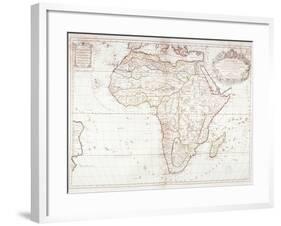 Map of Africa-Fototeca Gilardi-Framed Photographic Print