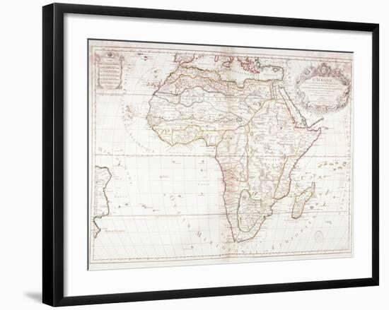 Map of Africa-Fototeca Gilardi-Framed Photographic Print