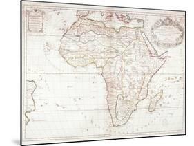 Map of Africa-Fototeca Gilardi-Mounted Photographic Print