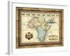 Map of Africa-Vision Studio-Framed Art Print