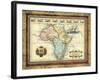 Map of Africa-Vision Studio-Framed Art Print