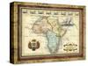 Map of Africa-Vision Studio-Stretched Canvas