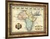 Map of Africa-Vision Studio-Framed Art Print