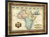 Map of Africa-Vision Studio-Framed Art Print