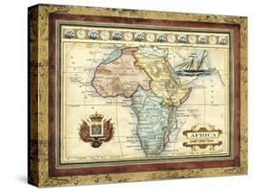 Map of Africa-Vision Studio-Stretched Canvas