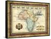 Map of Africa-Vision Studio-Framed Stretched Canvas