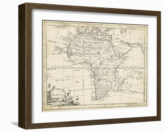 Map of Africa-T. Jeffreys-Framed Art Print