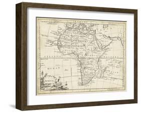 Map of Africa-T. Jeffreys-Framed Art Print