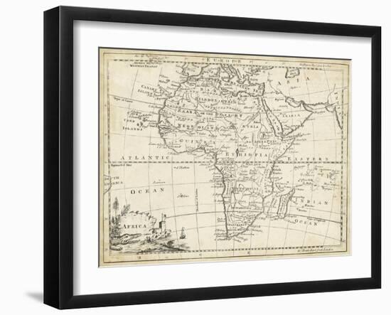 Map of Africa-T. Jeffreys-Framed Art Print