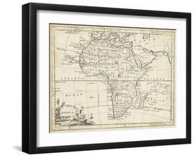 Map of Africa-T. Jeffreys-Framed Art Print