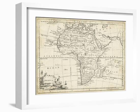 Map of Africa-T. Jeffreys-Framed Art Print