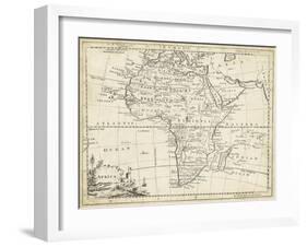 Map of Africa-T. Jeffreys-Framed Art Print