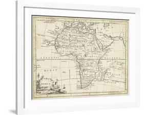 Map of Africa-T. Jeffreys-Framed Art Print