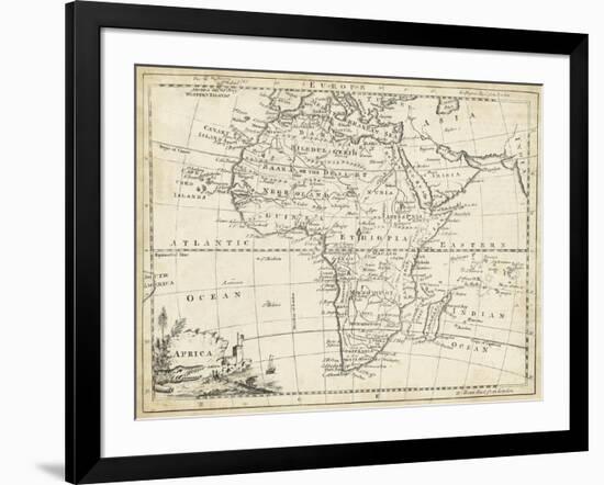 Map of Africa-T. Jeffreys-Framed Art Print