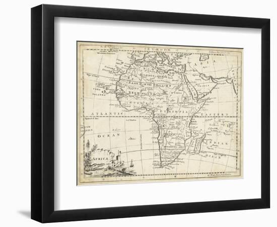 Map of Africa-T. Jeffreys-Framed Art Print