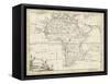 Map of Africa-T. Jeffreys-Framed Stretched Canvas