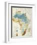 Map Of Africa-null-Framed Premium Giclee Print