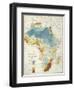 Map Of Africa-null-Framed Giclee Print