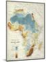 Map Of Africa-null-Mounted Giclee Print