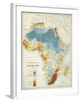 Map Of Africa-null-Framed Giclee Print