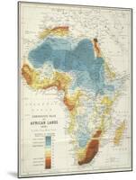 Map Of Africa-null-Mounted Giclee Print