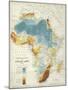 Map Of Africa-null-Mounted Giclee Print