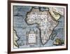 Map of Africa-Abraham Ortelius-Framed Art Print