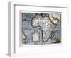 Map of Africa-Abraham Ortelius-Framed Art Print