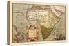 Map of Africa-Abraham Ortelius-Stretched Canvas