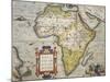 Map of Africa-null-Mounted Giclee Print