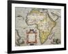 Map of Africa-null-Framed Giclee Print