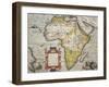 Map of Africa-null-Framed Giclee Print