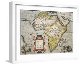 Map of Africa-null-Framed Giclee Print