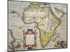 Map of Africa-null-Mounted Giclee Print