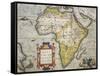 Map of Africa-null-Framed Stretched Canvas