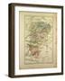 Map of Aisne France-null-Framed Giclee Print