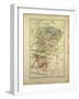 Map of Aisne France-null-Framed Giclee Print