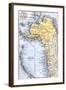 Map of Alaska, the Aleutian Islands, and British Columbia, 1872-null-Framed Giclee Print