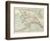 Map of Alaska. United States. Inset Maps of Sitka, and Aleutian Islands-Encyclopaedia Britannica-Framed Art Print