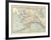 Map of Alaska. United States. Inset Maps of Sitka, and Aleutian Islands-Encyclopaedia Britannica-Framed Art Print