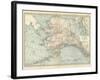 Map of Alaska. United States. Inset Maps of Sitka, and Aleutian Islands-Encyclopaedia Britannica-Framed Art Print