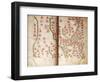 Map of Alba and Asti Neighborhood, Piedmont Region-null-Framed Giclee Print