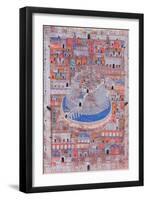 Map of Aleppo, C.1600-null-Framed Giclee Print