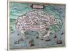 Map of Alexandria, Egypt, 17th Century-null-Stretched Canvas