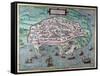 Map of Alexandria, Egypt, 17th Century-null-Framed Stretched Canvas