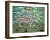 Map of Alexandria, Egypt, c1572-Joris Hoefnagel-Framed Giclee Print