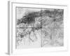 Map of Algeria, 1876-null-Framed Giclee Print