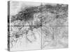 Map of Algeria, 1876-null-Stretched Canvas