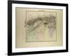 Map of Algeria and Tunisia 1896-null-Framed Giclee Print