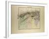 Map of Algeria and Tunisia 1896-null-Framed Giclee Print